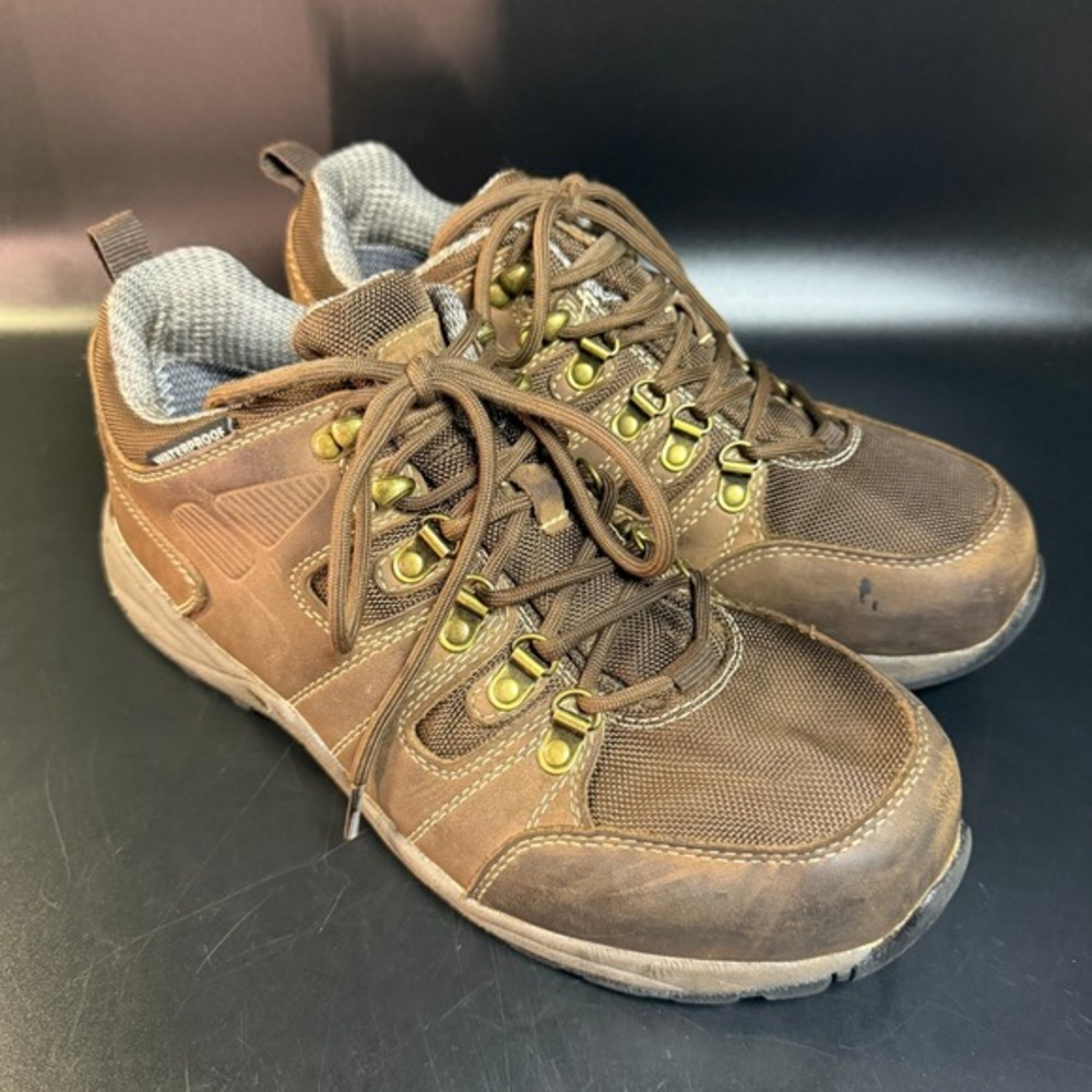 Drew‎ Canyon 40737-68 Brown Leather Waterproof Hiking Shoes Mens 9.5 6E